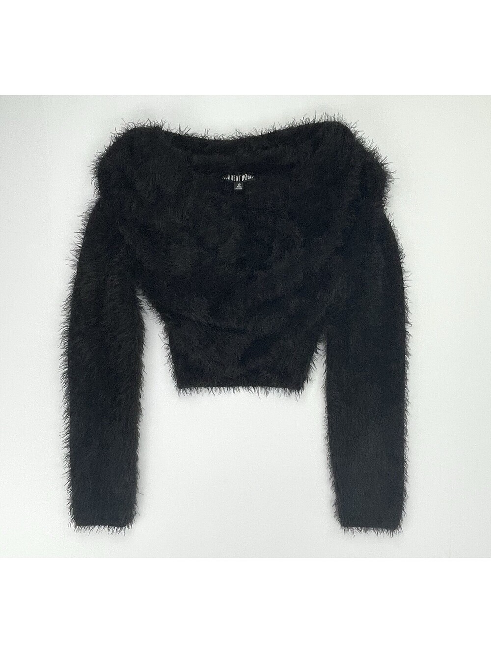Current Mood Dolls Kill Fuzzy Wrap Cardigan Sweater Women’s Size Small